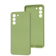 Чохол Samsung Galaxy S21 FE (G990) Candy Full фісташковий