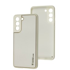 Чохол Samsung Galaxy S21 FE (G990) Leather Xshield white