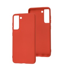 Чохол Samsung Galaxy S21 FE (G990) Candy червоний