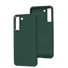 Чохол Samsung Galaxy S21 FE (G990) Bonbon Metal style pine green