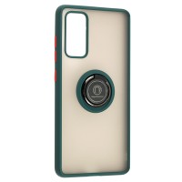 Чехол для Samsung Galaxy S20 FE (G780) / S20 Lite LikGus Edging Ring оливковый