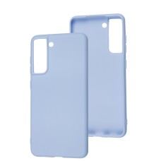 Чохол Samsung Galaxy S21 FE (G990) Candy блакитний / lilac blue