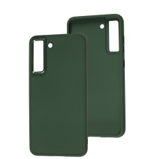 Чохол для Samsung Galaxy S21 FE (G990) Bonbon Metal style army green