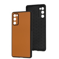 Чохол Samsung Galaxy S20 FE (G780) / S20 Lite Classic leather case orange