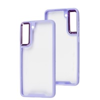 Чохол Samsung Galaxy S21 FE (G990) Wave Just light purple