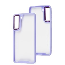Чохол Samsung Galaxy S21 FE (G990) Wave Just light purple