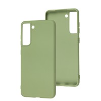 Чохол Samsung Galaxy S21 FE (G990) Candy фісташковий