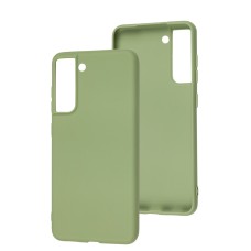 Чохол Samsung Galaxy S21 FE (G990) Candy фісташковий