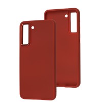 Чохол Samsung Galaxy S21 FE (G990) Bonbon Metal style red