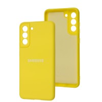 Чохол для Samsung Galaxy S21 FE (G990) Silicone Full camera flash