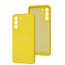 Чохол для Samsung Galaxy S21 FE (G990) Silicone Full camera flash