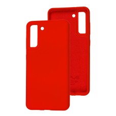 Чохол Samsung Galaxy S21 FE (G990) Wave Full red