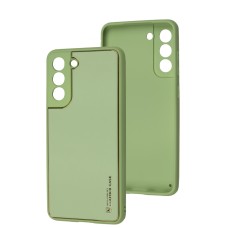 Чохол Samsung Galaxy S21 FE (G990) Leather Xshield pistachio