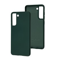 Чохол для Samsung Galaxy S21 FE (G990) Wave colorful forest green