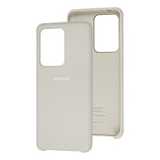 Чохол для Samsung Galaxy S20 Ultra (G988) Silky Soft Touch "сірий"