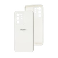 Чохол Samsung Galaxy S20 Ultra (G988) Square camera full білий