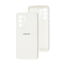 Чохол Samsung Galaxy S20 Ultra (G988) Square camera full білий