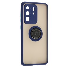 Чохол Samsung Galaxy S20 Ultra (G988) LikGus Edging Ring синій