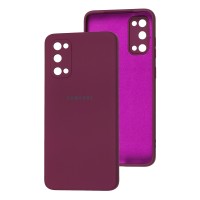Чохол Samsung Galaxy S20 (G980) Square camera full фіолетовий / grape