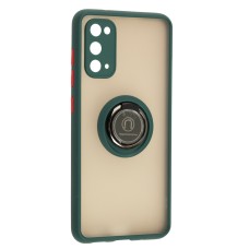 Чохол Samsung Galaxy S20 (G980) LikGus Edging Ring оливковий