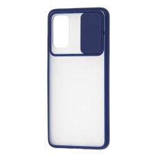 Чохол Samsung Galaxy S20 (G980) LikGus Camshield camera protect синій