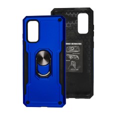 Чохол для Samsung Galaxy S20 (G980) Honor Hard Defence з кільцем синій