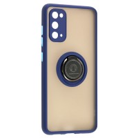 Чохол Samsung Galaxy S20 (G980) LikGus Edging Ring синій