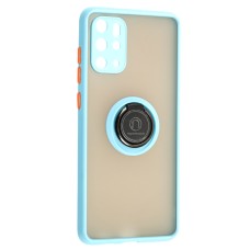 Чохол Samsung Galaxy S20+ (G985) LikGus Edging Ring бірюзовий