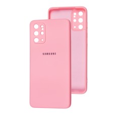 Чохол Samsung Galaxy S20+ (G985) / S11 Square camera full рожевий / light pink