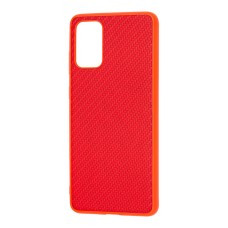 Чохол Samsung Galaxy S20+ (G985) Carbon New червоний