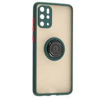 Чохол Samsung Galaxy S20+ (G985) LikGus Edging Ring оливковий