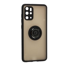 Чохол Samsung Galaxy S20+ (G985) LikGus Edging Ring чорний