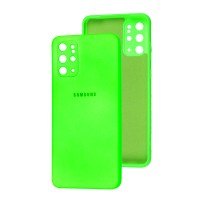 Чохол Samsung Galaxy S20+ (G985) / S11 Square camera full зелений неон