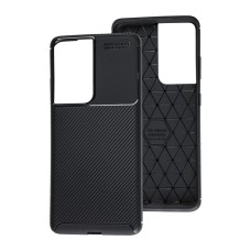 Чохол Samsung Galaxy S21 Ultra (G998) Ultimate Carbon чорний