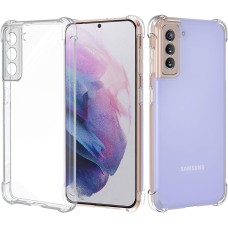 Чехол для Samsung Galaxy S21 (G991) WXD ударопрочный прозрачный