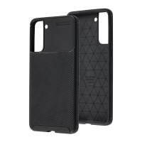 Чохол Samsung Galaxy S21 (G991) Ultimate Carbon premium чорний
