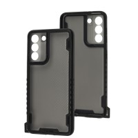 Чохол Samsung Galaxy S21 Carbon strap black