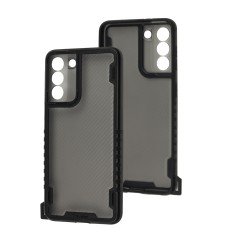 Чохол Samsung Galaxy S21 Carbon strap black