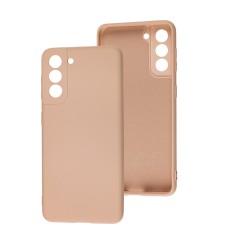 Чехол для Samsung Galaxy S21 (G991) Wave camera colorful pink sand