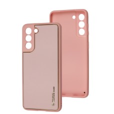 Чохол Samsung Galaxy S21 (G991) Leather Xshield pink