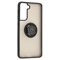 Чохол Samsung Galaxy S21 (G991) LikGus Edging Ring чорний