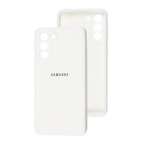 Чохол Samsung Galaxy S21+ (G996) Square camera full білий