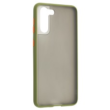 Чохол Samsung Galaxy S21+ (G996) LikGus Maxshield зелений