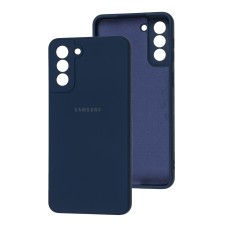 Чохол Samsung Galaxy S21+ (G996) Square camera full синій