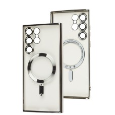 Чохол Samsung Galaxy S22 Ultra Berlia MagSafe silver