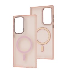 Чохол Samsung Galaxy S22 Ultra Lyon Frosted MagSafe pink