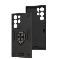 Чохол для Samsung Galaxy S22 Ultra Military Armor Ring black