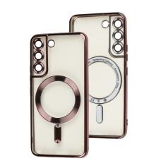 Чохол Samsung Galaxy S22 Berlia MagSafe rose red