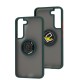 Чохол Samsung Galaxy S22 LikGus Edging Ring оливковий