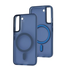 Чохол для Samsung Galaxy S22 Lyon Frosted MagSafe navy blue